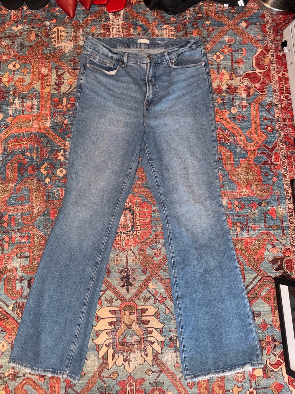 Good American  Women's Blue Jeans -Classic Boot Cut